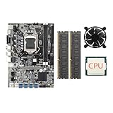 QUXVUIS B75 USB 3.0 2.0 Motherboard Set kompatibel 16GB Maximum RAM Mining Board Desktop PC Miner Equipment Zubehör