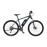 FISCHER E-Mountainbike MONTIS 2.2 Elektrofahrrad für Damen und Herren, RH 48 cm, Heckmotor 45 Nm, 48 V Akku, schwarz, 48cm-557Wh