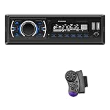 M.I.C.D3307 : DAB+ Autoradio mit Bluetooth Music Freisprecheinrichtung I FM Radio I 1A Smartphone Ladefunktion I microSD USB AUX IN (ipod) I integriert mikrofon I Lenkrad Fernbedienung I 1 DIN mp3 WAV