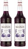 Monin Sirup Lavendel (1 x 1,0l) (Packung mit 2)