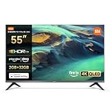 Xiaomi F Pro, 55 Zoll (140 cm), 4K UHD QLED, Smart TV, Fire TV, Triple Tuner DVB-C/S/S2/T/T2, HDR10+, Game Boost mode 120Hz, MEMC, Sprachsteuerung mit Alexa, 2GB+32GB, Kompatibel mit Apple AirPlay