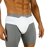 OPVYAEU Leistenbruchgürtel Für Männer Und Frauen – Bruchband Leistenbruch Bandage Links Und Rechts Tragbar – Flexibel Einstellbarer Leistenbruch Gürtel – M (86-112 cm Hüftumfang)