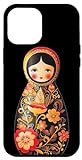Hülle für iPhone 14 Plus Lustiges stapelbares russisches Puppenkostüm
