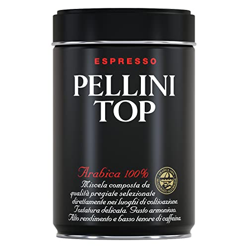 Pellini Kaffee, Pellini Top Arabica 100% für Espressokanne - 250 g Dose