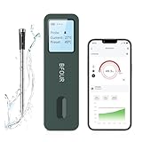 BFOUR BF-30 Grillthermometer Bluetooth,Fleischthermometer Kabellose mit App-Steuerung,Großem Display,Bratenthermometer Meat Thermometer für Backofen Grill BBQ Smoker