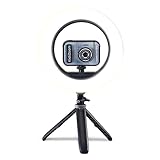 VTech KidiZoom Video Studio Deluxe Bundle – Kinderkamera mit Greenscreen, Stativ, Ringlicht, Handschuhen u. v. m. – Für Kinder von 5-12 Jahren