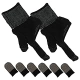 DIYEAH 1 Satz Gaming Fingerhandschuhe Ultradünn Atmungsaktiv Touchscreen Kompatibel für Mobile Spiele Teiliges mit Handschuhen Fingerhüllen rutschfest Schweißabweisend