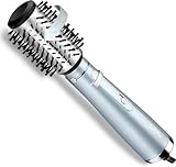 BaByliss AS773E Hydro Fusion Warmluftbürste mit Super-Ionen-Technologie, Eisblau, 1 Stück (1er Pack), 800 g
