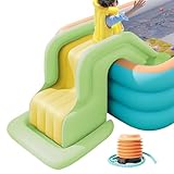 Wasserrutsche für aufblasbaren Pool | Wasserrutschen für den Außenbereich für Spielcenter und Freizeit – Zubehör für aufblasbare Pools, eingegraben oder oberirdisch für