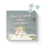 Dachzelt Camping Einschlafbuch: Darf ich bitte oben schlafen? | inkl. kleinem Set Leuchsterne | Kinderbuch ab 1 | Einschlafgeschichte | Gute-Nacht-Buch | Gute-Nacht-Geschichte | Pappbilderbuch