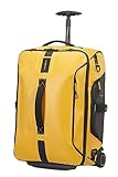 Samsonite Paradiver Light - Reisetasche/Rucksack mit 2 Rädern S, 55 cm, 51 L, Gelb (Gelb)