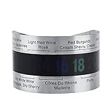 Pretfy LCD -Weinthermometer Langlebiger Kit -Sensor Weißer Tragbar