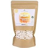 MICROFLORANA® - MSM Kapseln - 400 Stück - Produziert in DE - Frei von bitterem Geschmack - 480 mg MSM je Kapsel - Schwefel Kapseln - Methylsulfonylmethan - Unbehandelte Kapseln (nicht verpresst)