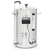 Klarstein Bierbrauset zum Selber Brauen, Edelstahl-Bierbrauset, 35L Bierbrauanlage, Maischekessel Beer Brewing Kit für Anfänger, App-Steuerung, Auto-Modus, Zirkulation Pumpe, 2500W Bier Braukessel
