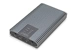 DIGITUS M.2 Klonstation - USB 3.2 Gen2x2 Typ-C - 20 Gbit/s - Unterstützt NVMe-SSDs bis 8 TB - für 2230/2242/2260/2280 SSDs - Werkzeuglos - Aluminiumgehäuse - Grau