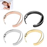 4 Stück Einstellbares Anti Schnarch Ring, Müdigkeitslinderung Schnarchring für Den Finger Herren,Leicht Anti Schnarchring,Anti Schnarch Ring für Den Finger,für Langes Tragen