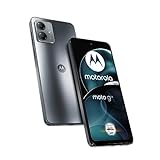 Motorola Moto g14 Smartphone (6,5'-FHD+-Display, 50-MP-Frontkamera, 4/128 GB, 5000 mAh, Android 13) Steel Grey, inkl. Schutzcover + KFZ-Adapter [Exklusiv bei Amazon]