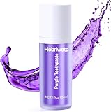Lila Zahnpasta für Zahnaufhellung, 30ML Farbkorrektor Lila Zahnpasta, Tiefenreinigung, Zahnfleckenentfernung, Zahnaufhellung, Whitening, Zahnaufhellung