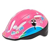 JAMARA 460631 - Kinder Fahrradhelm M - geprüft nach der Europäischen Radhelmnorm EN 1078, leicht, hohe Schlagfestigkeit, Schnellklick-Verschluss, für Kopfumfang 52-55 cm, pink