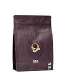 Afro Coffee Dark & Elegant I Äthiopischer Bio Kaffee gemahlen 250g I Premium Kaffeepulver Fairtrade I 100% Arabica I Sonnengereift, handgepflückt, dunkel geröstet