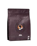 AFRO COFFEE Dark & Elegant I 250g Premium Bio Kaffeepulver Fairtrade I 100% Arabica Kaffee gemahlen I Kaffee aus Äthiopien mit Noten von Bitterschokolade I handgepflückt, dunkel geröstet, säurearm