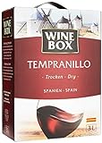Wine Box Tempranillo Vino de la Tierra de Castilla trocken Bag-in-Box (1 x 3 l) | 3 l (1er Pack)