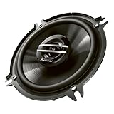 Pioneer TS-G1320F 13 cm 2-Weg-Koaxiallautsprecher Set mit 2 Lautsprechern (je 250 W max., 35 W Sinus), kraftvoller Klang, hoher Wirkungsgrad, 44.3 mm Einbautiefe, 121 mm Einbauausschnitt, mit Gitter