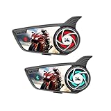 S8 PRO Motorradhelm, Bluetooth-Headset, Gegensprechanlage, wasserdichtes Kommunikationsnetzwerk, 500–1000 m, 6–8 Fahrer, Gegensprechanlage – 2 Stück