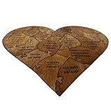 Anulely Puzzle in Herzform, 2024 Holzpuzzle Liebe | Gründe, warum Puzzles Liebe, Herzpuzzle für Paare, Geburtstagsgeschenk, Familiengeschenk
