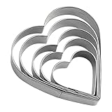 Urlaub Keksformen, Keksform - 5 x Liebesbrot Formen zum Valentinstag - Kreative Keksform Für Hochzeit, San, Geburtstag, Show