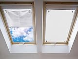 johgee Dachfenster Rollo Thermo Beige 50-100 cm