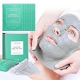 Gesichtsmaske Peel-Off Professionelle Alginat Maske mit Teebaumöl Minze für Reinigung Gesicht Naturkosmetik SPA-Qualität Reinigungsmaske für alle Hauttypen 8 * 30g…