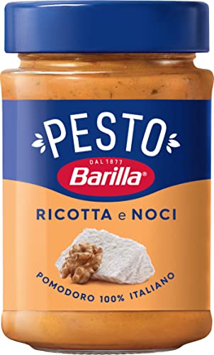 Barilla Pesto Ricotta e Noci – Pesto Pastasauce mit cremigem Ricotta und Walnüssen, 190g