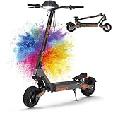 Kukirin E Scooter,Elektro Elektroroller Erwachsene Elektroscooter,E Roller Offroad,Elektro Scooter Roller,Patinete electrico(55 Km Reichweite),G2
