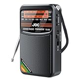 CRGANGZY DAB-Radio tragbar – digitales Radio mit Netz- oder Batteriebetrieb, SW/AM/FM-Radio mit Stereo-Lautsprecher, Kopfhöreranschluss, kleines wiederaufladbares Arbeits-/Küchenradio, extra