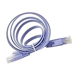 Happyyami 1Stück Ethernet Cable Flat Network Cable For Router Connection High Speed Lan Wire And Durable Network Cable For Use