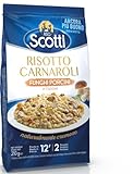 Riso Scotti Risotto Porcino – Risottoreis mit Steinpilzen (10x 210g) | Carnaroli Reis aus Italien | In 12 Min. fertig | Cremiges Pilzrisotto für 2 Portionen