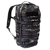 Tasmanian Tiger TT Essential Pack L MKII Molle-Kompatibler 15L Daypack Outdoor Rucksack (Multicam Black)