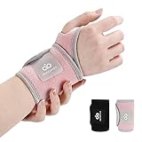 INDEEMAX 1 Pack Kupfer Handgelenk Bandagen für Männer und Damen, Handgelenkbandage für Karpaltunnel, Schmerzlinderung, Arthritis, Einstellbare Kompression Bandage Handgelenk für Linke Rechte Hand