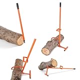 VEVOR Fällheber, 1219 mm, 4-in-1 Hochleistungs-Stammheber aus Stahl, multifunktionale Stammrolle, Verstellbarer Wendehaken, Stammwender, Forst-Multitool zum Rollen, Schneiden und Anheben von Stämmen