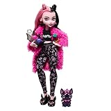 MONSTER HIGH Puppen- und Übernachtungszubehör, Draculaura Puppenhaustier Bat Count Fabulous, Creepover Party, HPY66