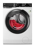 AEG LR8EG75480 Waschmaschine – PowerCare: Vormisch-Technologie 8kg-in-59Min Waschen – 8 kg – Mengenautomatik – Nachlege- & Auffrischfunktion – Wasserstopp – 1400 U/min – Energieeffizient – Leise