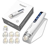 Bio Pen Q2, 3-in-1 Microneedling Beauty Tool mit Mikronadeln, EMS-Elektroporation & LED-Therapie, kabellos, mit Touchscreen & Sensorbasis, inkl. 7 Ersatzaufsätze – für Anti-Aging, Haut- & Haarpflege