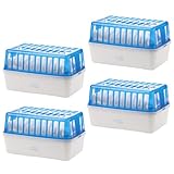 Sichler Haushaltsgeräte 4er-Set Raumentfeuchter mit 1,2 kg Granulat, bis 2,5 l, bis 50 m²