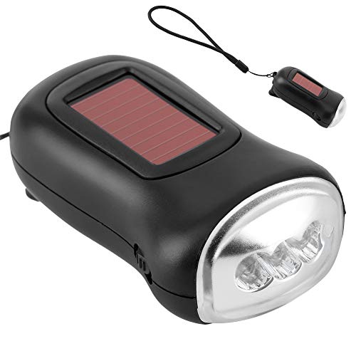 LED Handshake Solar Taschenlampe, Notbeleuchtung, Manuelle Stromerzeugung, Unterstützung Beim Aufladen für Outdoor Camping