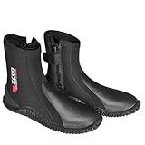ZCCO Neopren-Tauchstiefel 5mm - rutschfeste Gummisohle für Tauch- und Schnorchelausflüge - Schwarz, ideal für Wassersportaktivitäten. (DE/NL/SE/PL, Alphanumerisch, XXL, Regular, Regular, Grau)
