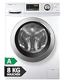 Haier SERIE 636 HW80-BP14636N I Frontlader Waschmaschine 8kg I Washing Machine mit A-Effizienz, 1.400 U/Min. & sparsamem Inverter-Motor I Inkl. Vollwasserschutz, Dampffunktion & Mengenautomatik