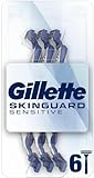 Gillette SkinGuard Einwegrasierer für empfindliche Haut, 8 Stück, klinisch getestet für empfindliche Haut