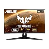 ASUS TUF Gaming VG27AQ1A - 27 Zoll WQHD Monitor - 170 Hz, 1ms MPRT, FreeSync Premium & G-Sync kompatibel, DisplayHDR 400 - IPS Panel, 16:9, 2560x1440, DisplayPort, HDMI