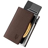 DODENSHA MagSnap Geldbörse Herren I Pepple Wallet mit Münzfach I Portmonee Herren für 10+ Karten I Geldbeutel Herren mit RFID Schutz I Kreditkartenetui Herren I Slim Wallet I Wallets for Men